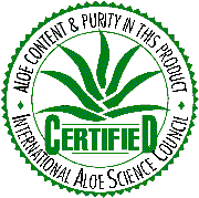 The International Aloe Science Council council Seal